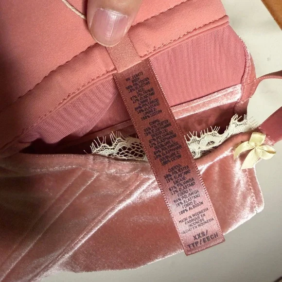 NWT Skims Velvet Lace Corset in Terracotta Multi Size XXS - Picture 5 of 6